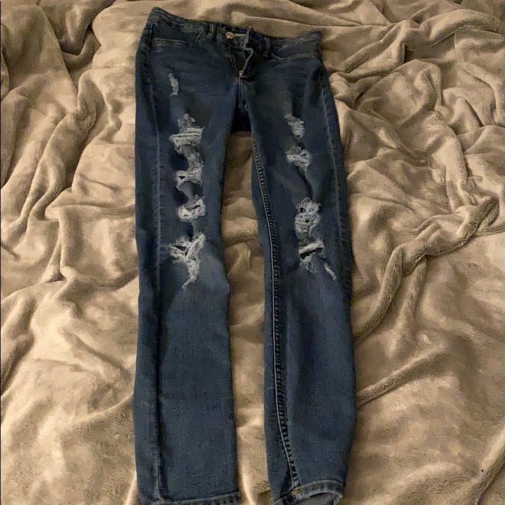 H&M high rise skinny jeans
